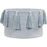 Basket Tassels - Soft Blue Rugs Lorena Canals Soft Blue OS 