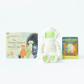 Mummy Basket & Costume Comeback Hardcover Book Stuffed Animals Slumberkins One Size White 