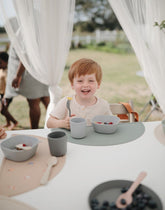 Dinnerware Cup, Set of 2 (Smoke) | Mushie - Baby's and Toddler's Dinnerware