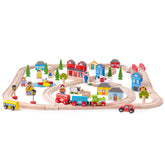 Town and Country Train Set by Bigjigs Toys US Bigjigs Toys US 