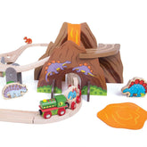 Dinosaur Railway Set by Bigjigs Toys US Bigjigs Toys US 