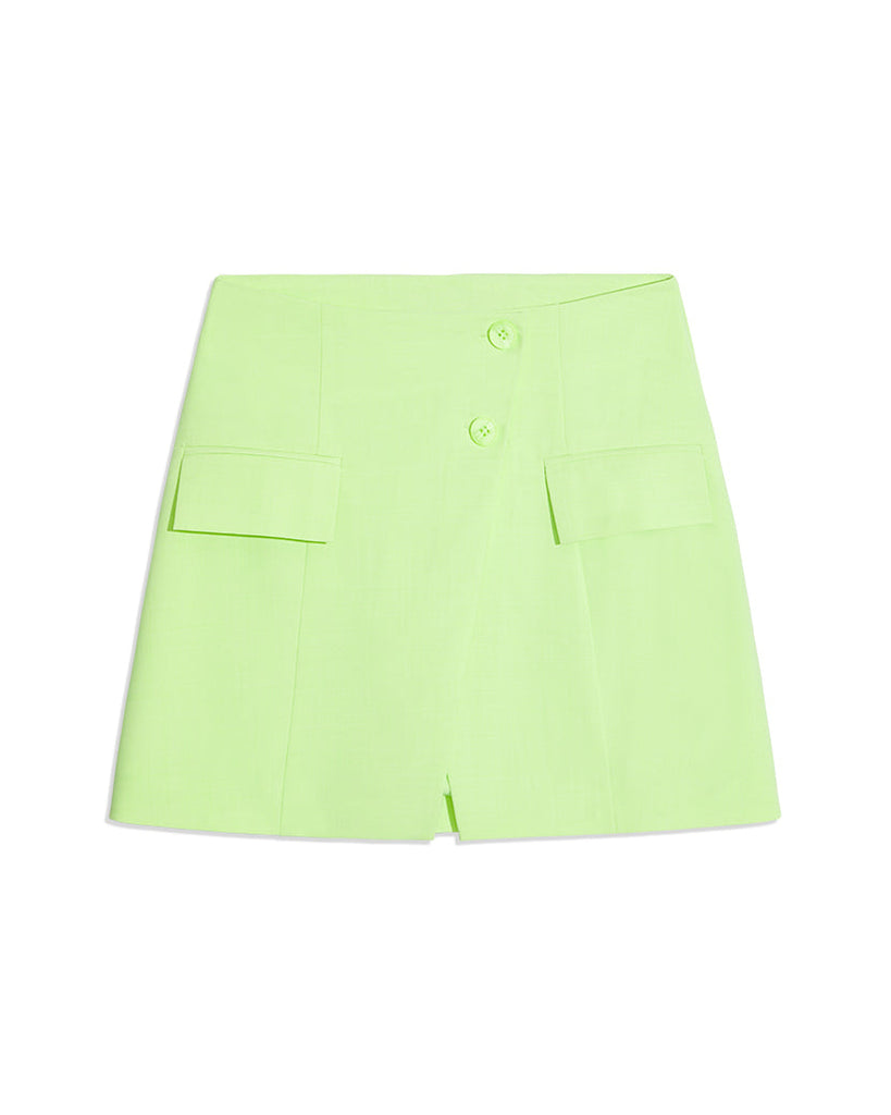 Blazer Suiting Skirt - Sharp Green | We Wore What - Women's Clothing