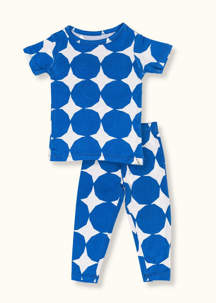 Blue Diamond Stars Pajama Set by Loocsy Loocsy 