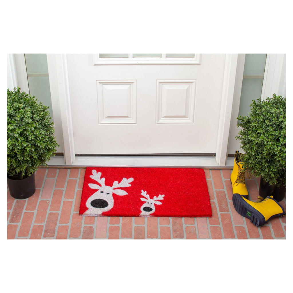 Calloway Mills | Christmas Peeking Reindeer Doormat
