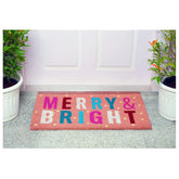 Calloway Mills | Christmas Pink Merry & Bright Doormat