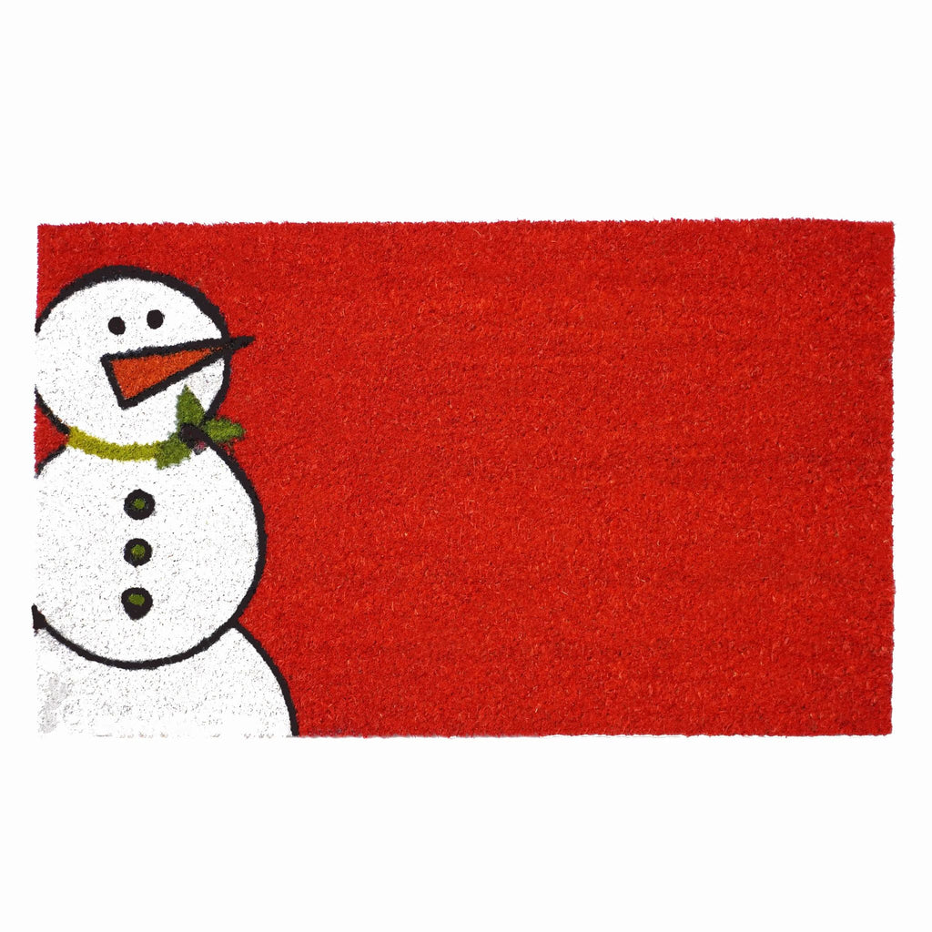 Callway Mills | Christmas Red Winter Snowman Doormat