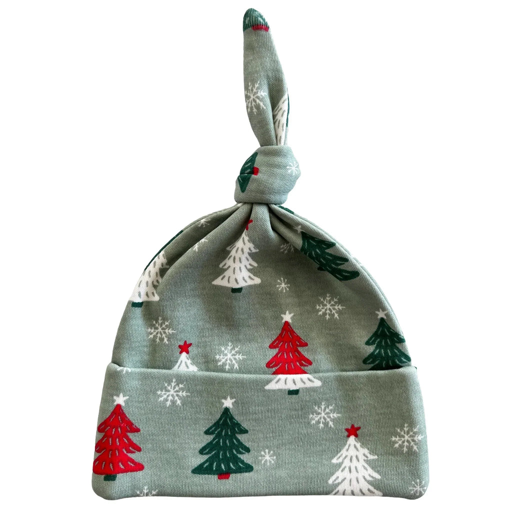 Christmas Trees | Organic Beanie Baby Hats & Bonnets SIIX Collection 0-3M 
