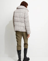 Close Knit Puffer Jacket | Drizzle Grey
