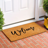 Cursive Welcome Doormat Door Mats Calloway Mills 