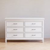 Darlington 6-Drawer Assembled Dresser - Warm White