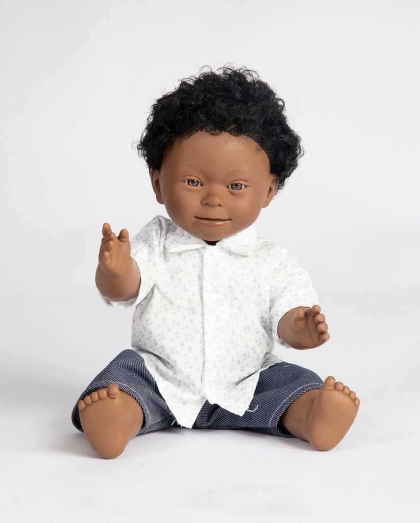 Down Syndrome Baby Doll - African Boy