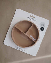 Silicone Suction Plate (Natural) | Mushie - Baby's and Toddler's Tableware