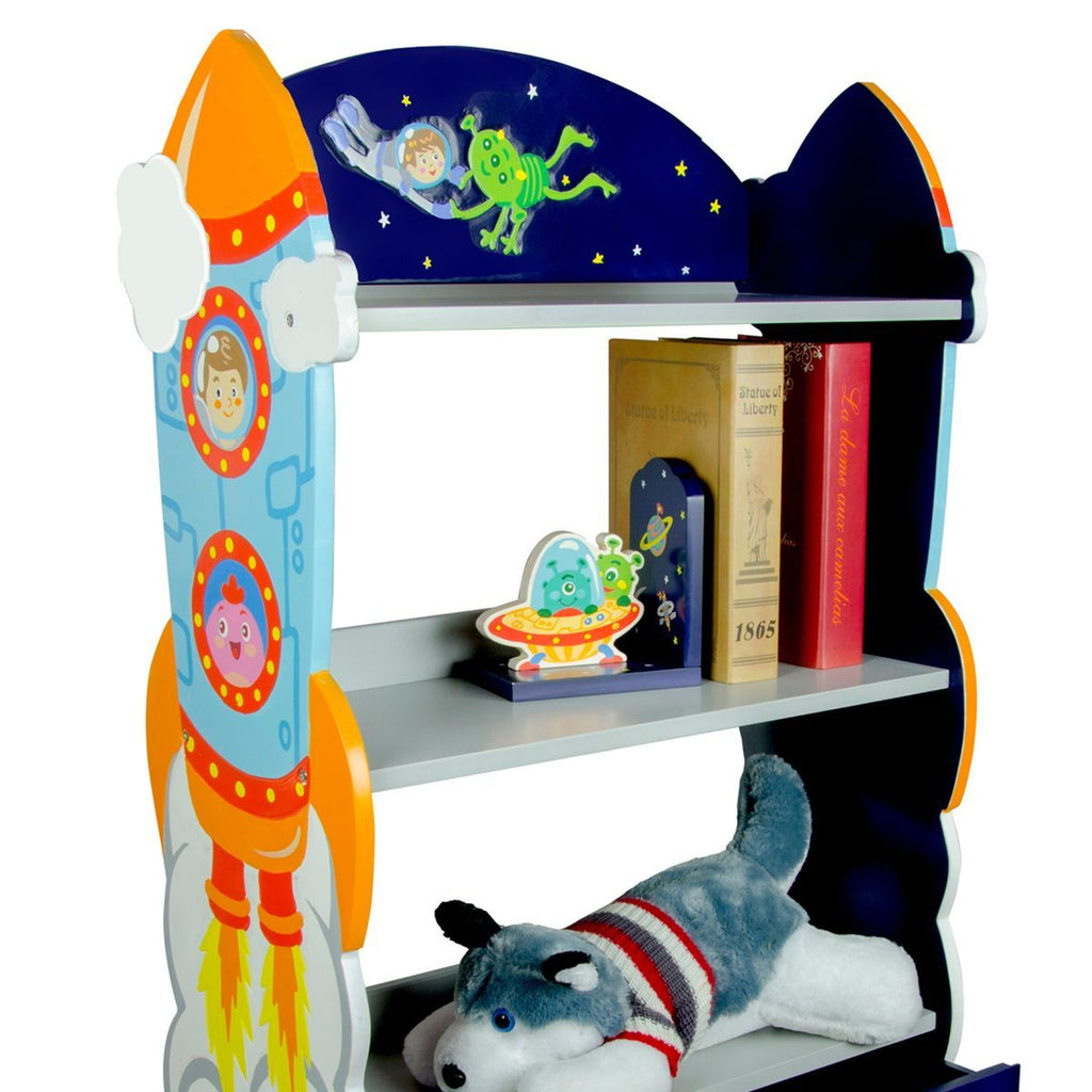 Fantasy Fields by Teamson Kids - Toy Furniture -Outer Space Bookshelf Toy Storage Teamson Kids 