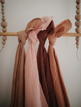 Muslin Swaddle Blanket Organic Cotton (Cedar) | Mushie - Baby Swaddles + Bedding