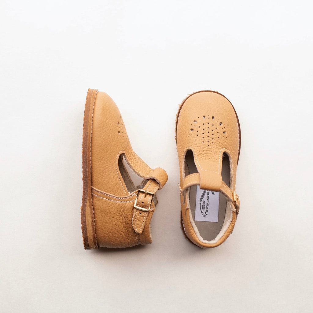Greta T-Strap | Camel Baby & Toddler Shoes Zimmerman Shoes 