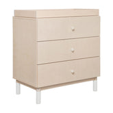 Babyletto Gelato 3-Drawer Changer Dresser with Removable Changing Tray | Washed Natural