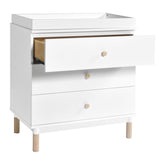 Babyletto Gelato 3-Drawer Changer Dresser with Removable Changing Tray | White