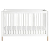 Babyletto Gelato 4-in-1 Convertible Crib with Toddler Bed Conversion Kit | White