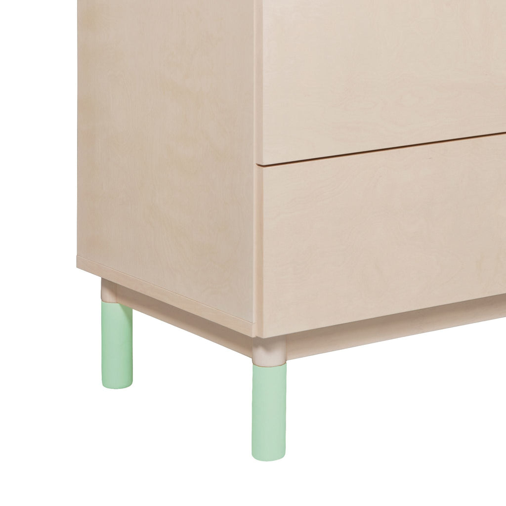 Gelato Crib and Dresser Feet Pack - Cool Mint