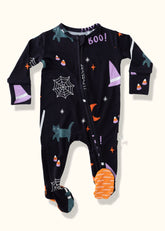 Halloween Footie Pajama | Black Pajamas Loocsy 0-3M 