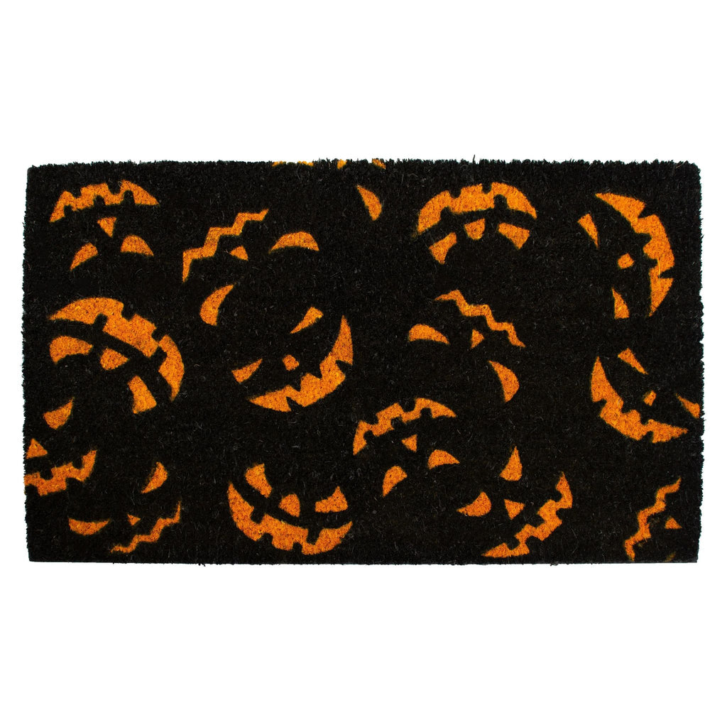 Halloween Scary Pumpkins Doormat