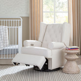 Harbour Electronic Recliner and Swivel Glider - Cream Eco-Weave