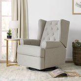Harbour Electronic Recliner and Swivel Glider - Grey Eco-Weave