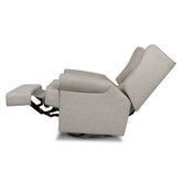 Harbour Electronic Recliner and Swivel Glider - Grey Eco-Weave Rocking Chairs NAMESAKE 