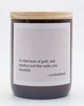 Heart Candle - Heart of Gold - Mali | The Commonfolk Collective - Scented Candle