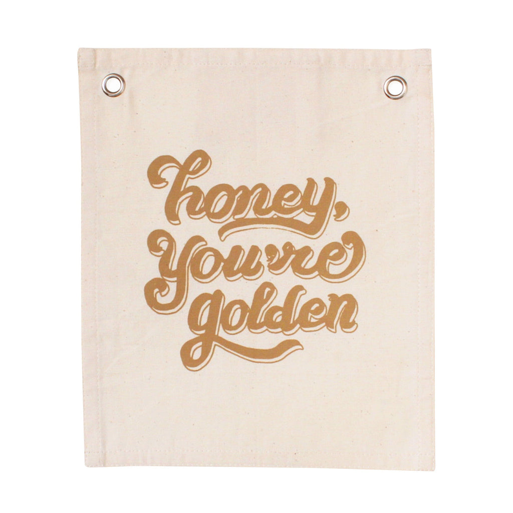 honey you're golden banner Wall Hanging Imani Collective 