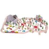Mountain Railway Set by Bigjigs Toys US Bigjigs Toys US 
