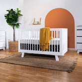 Hudson 3-in-1 Convertible Crib - White Cribs & Toddler Beds Babyletto White OS 