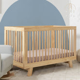 Hudson 3-in-1 Convertible Crib with Toddler Bed Conversion Kit | Natural
