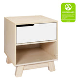 Hudson Nightstand with USB Port | Washed Natural / White