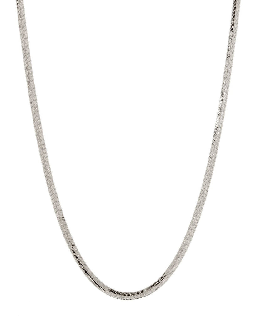 The Classique Herringbone Chain - Silver | Luv AJ - Women's Jewelry