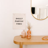 dolly parton vibes banner Wall Hanging Imani Collective 