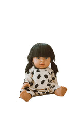 Doll Peasant Top + Short Set | Spot Dots Doll & Action Figure Accessories Bohemian Mama Littles 