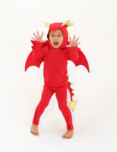 Red Dragon Costume Costumes Band of the Wild Hat + Tail + Wing 2/3T 