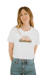 Mamas Desert Globe Short Sleeve Shirts & Tops Bohemian Mama The Label 