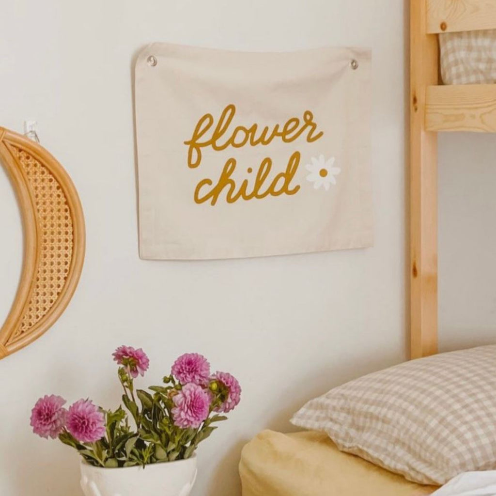 flower child banner Wall Hanging Imani Collective 