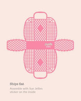 Retro Basket- Large Lilac | Sun Jellies - Women's Handbags