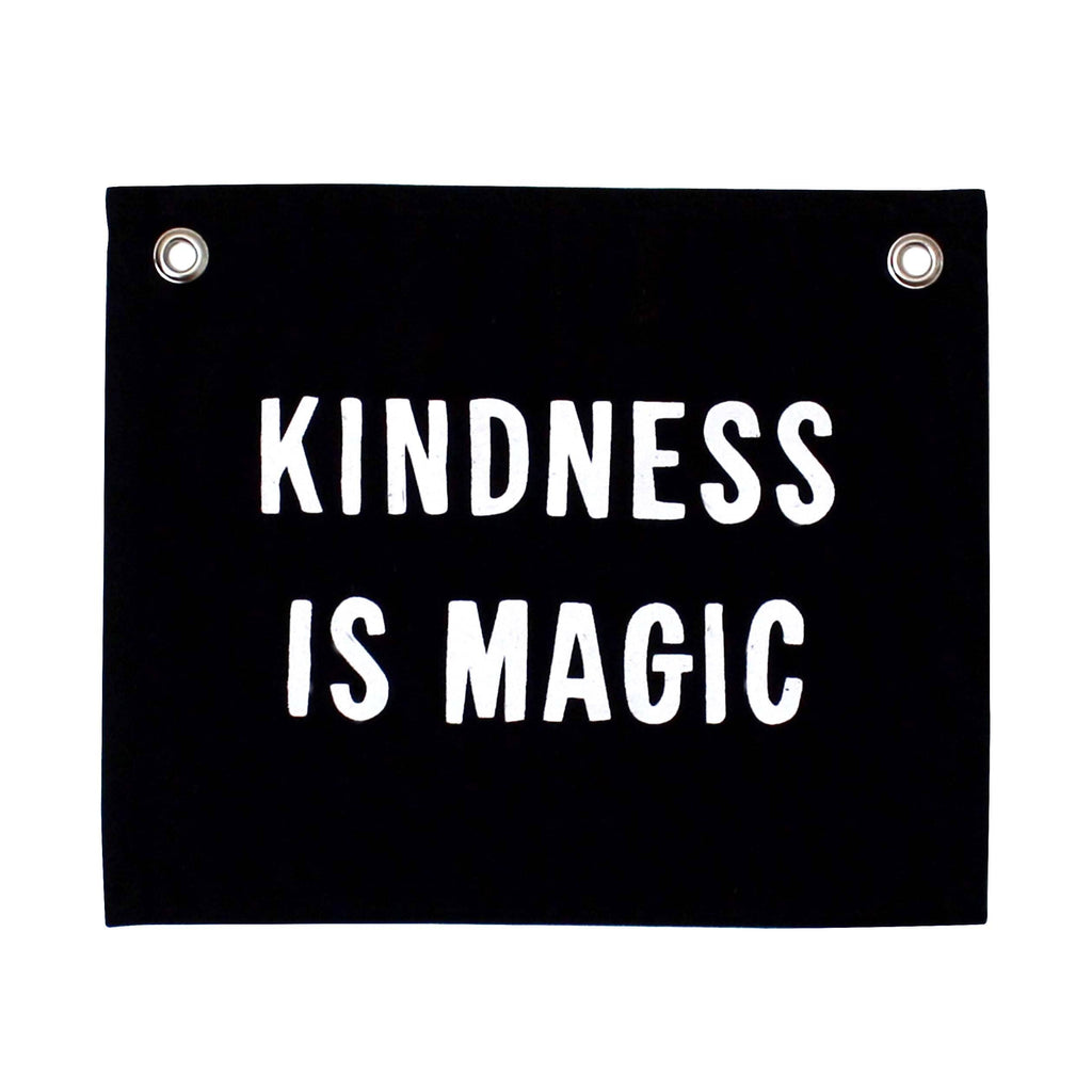 kindness is magic banner Wall Hanging Imani Collective 