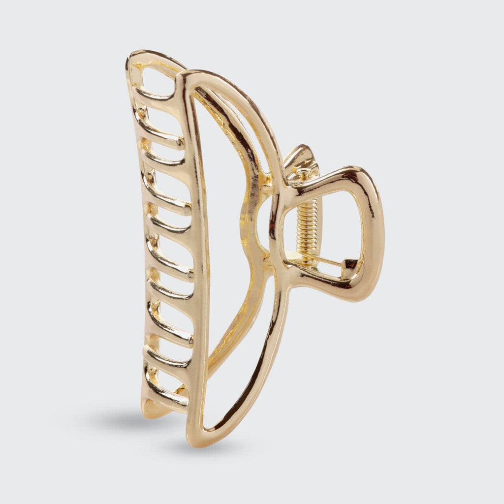 Open Shape Claw Clip - Gold by KITSCH KITSCH 