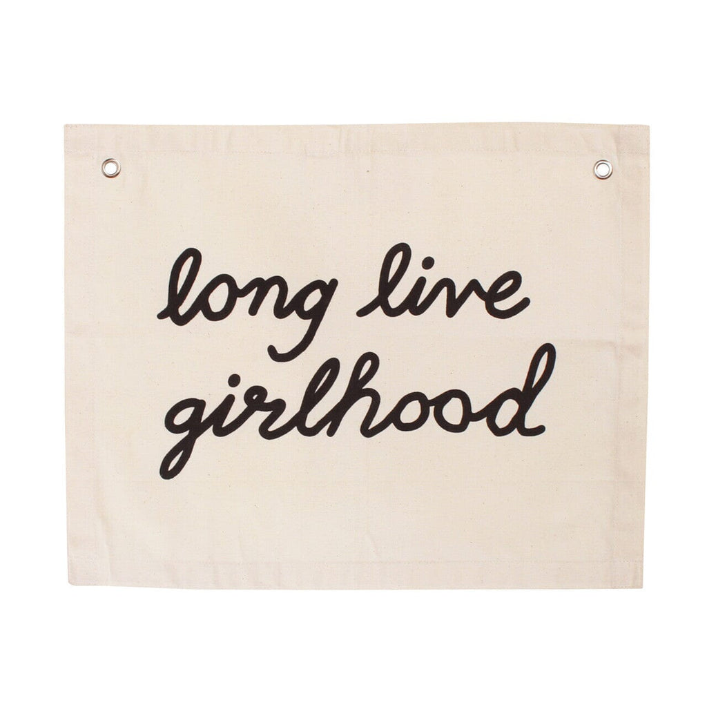 long live girlhood banner Wall Hanging Imani Collective 