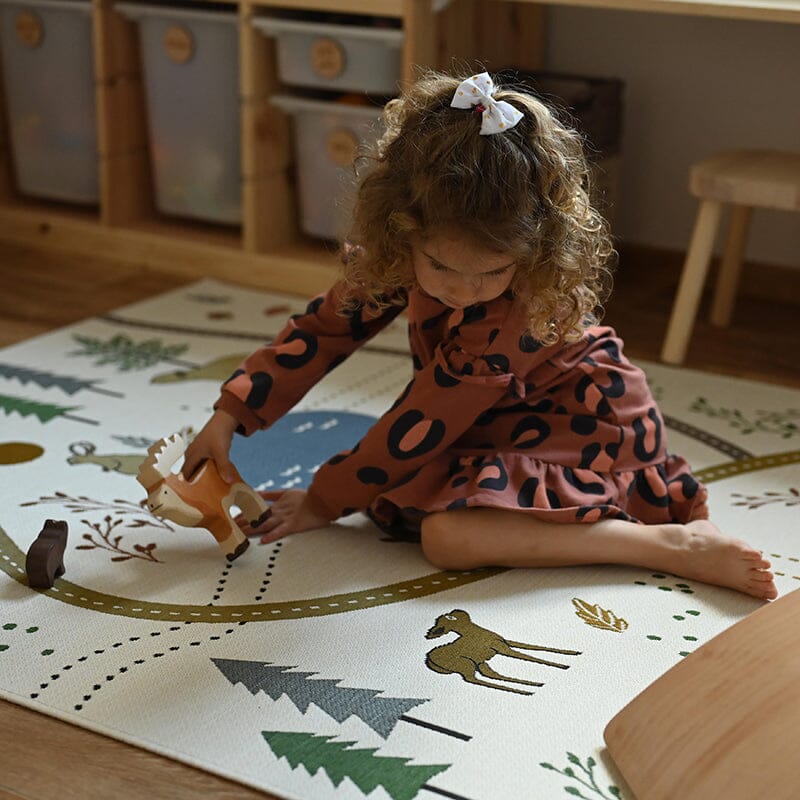 LITTLE FOREST indoor & outdoor children's play mat Polypropylène nattiot-shop-america 