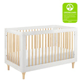 Lolly 3-in-1 Convertible Crib - White / Natural