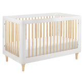 Lolly 3-in-1 Convertible Crib - White / Natural