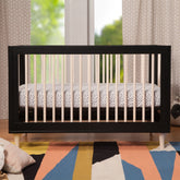 Lolly 3-in-1 Convertible Crib - Black / Washed Natural Babyletto Black / Washed Natural OS 