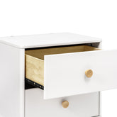 Babyletto Lolly Nightstand w/ USB Port | White and Natural
