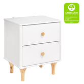 Lolly Nightstand w/ USB Port | White and Natural